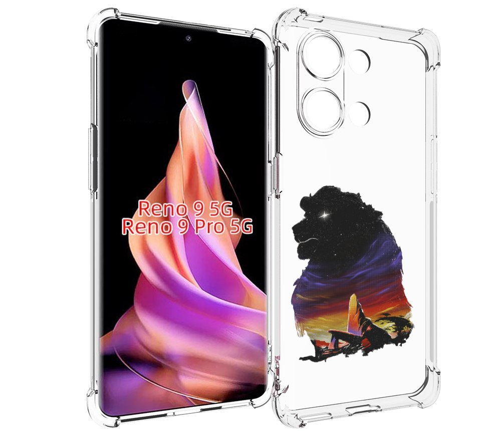 

Чехол MyPads Муфаса для Oppo Reno 9/Reno 9 Pro, Прозрачный, Tocco