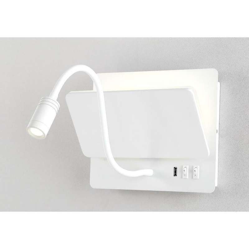 

Бра Crystal Lux CLT 226W250USB WH