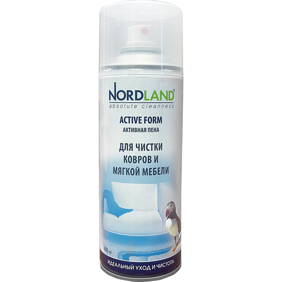 Активная пена NORDLAND для чистки ковров и мягкой мебели, 400 мл