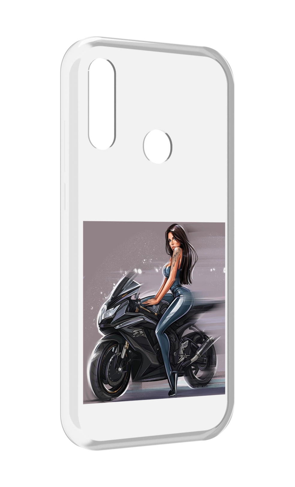 

Чехол MyPads девушка-на-мотоцикле для Lenovo Z6 Pro Youth Edition / Z6 Pro Lite, Прозрачный, Tocco