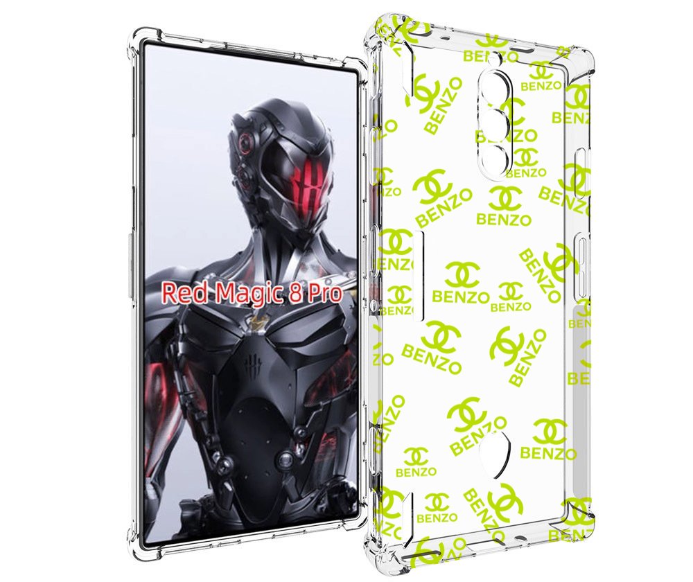 

Чехол MyPads Белый-Бензо для ZTE Nubia Red Magic 8 Pro / Red Magic 8 Pro Plus, Tocco