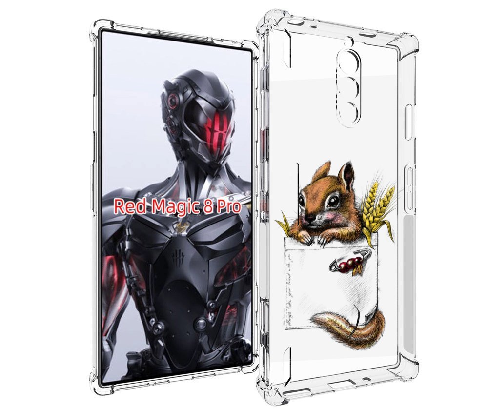 

Чехол MyPads Белочка для ZTE Nubia Red Magic 8 Pro / Red Magic 8 Pro Plus, Tocco