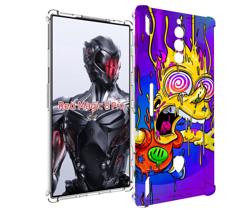 

Чехол MyPads Барт-арт-стрит для ZTE Nubia Red Magic 8 Pro / Red Magic 8 Pro Plus, Tocco