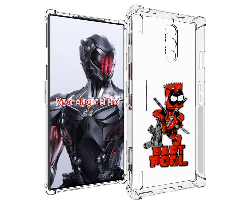 

Чехол MyPads Барт-Пул для ZTE Nubia Red Magic 8 Pro / Red Magic 8 Pro Plus, Tocco