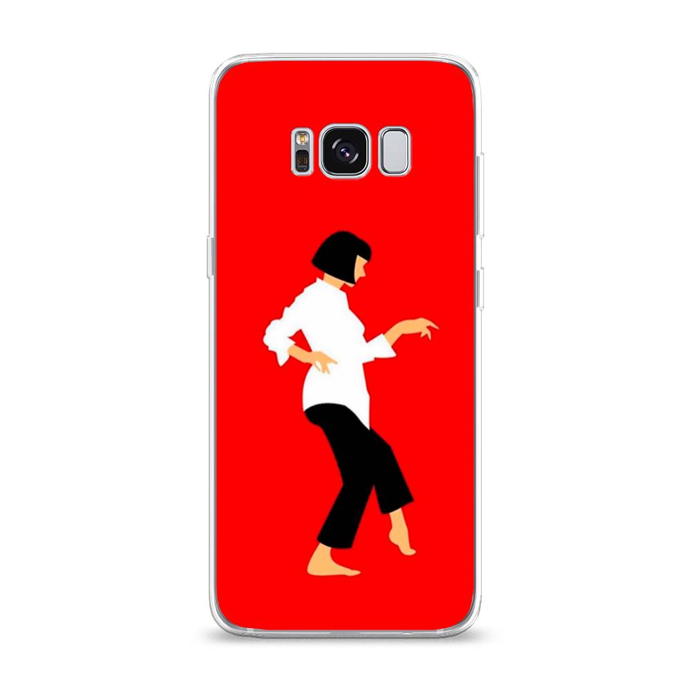 

Чехол Awog на Samsung Galaxy S8 "Криминальное чтиво 1", Красный;белый;черный, 24750-7