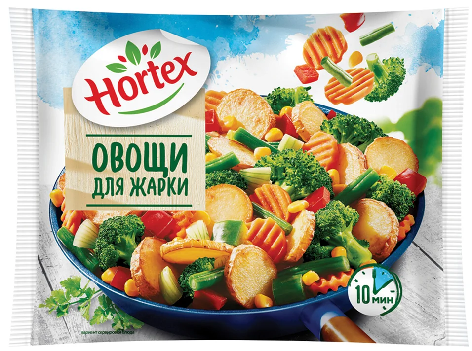 Смесь овощная Hortex для жарки, быстрозамороженная, 400 г