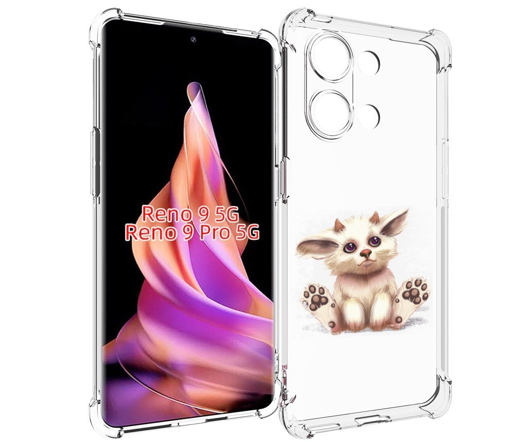 

Чехол MyPads Маленькое чудо детский для Oppo Reno 9 / Reno 9 Pro, Прозрачный, Tocco