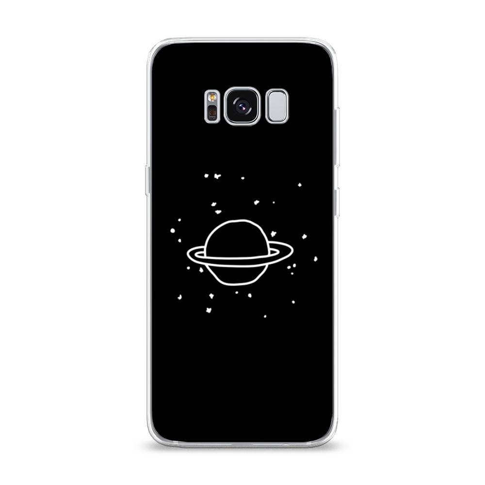 

Чехол Awog на Samsung Galaxy S8 "Дудл Юпитера", Белый;черный, 24750-4