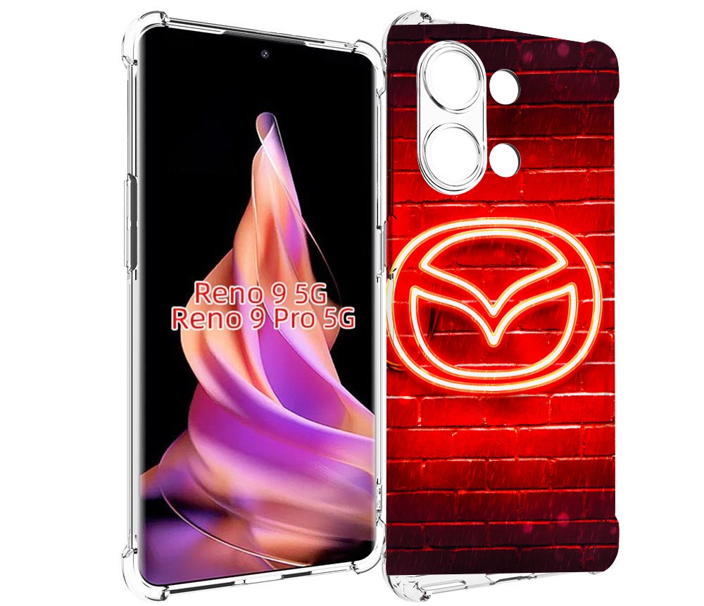 

Чехол MyPads Мазда для Oppo Reno 9/Reno 9 Pro, Прозрачный, Tocco
