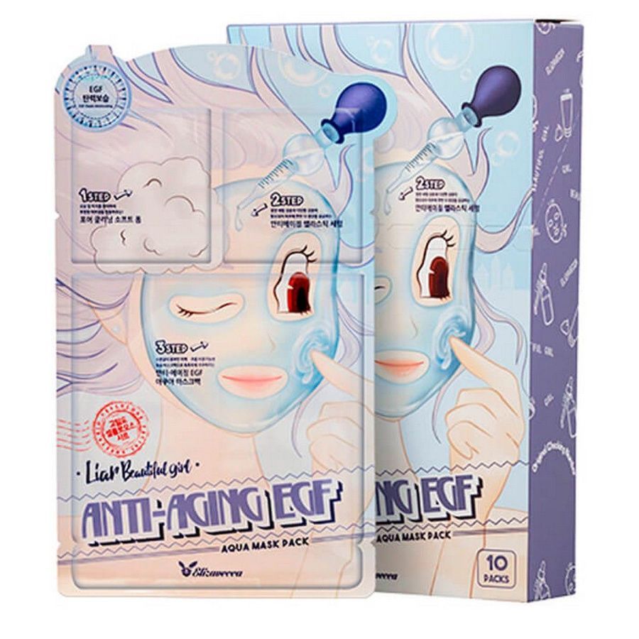 Elizavecca Трехшаговый омолаживающий набор для лица  Anti-Aging EGF Aqua Mask Pack 29 мл rubens masters of art