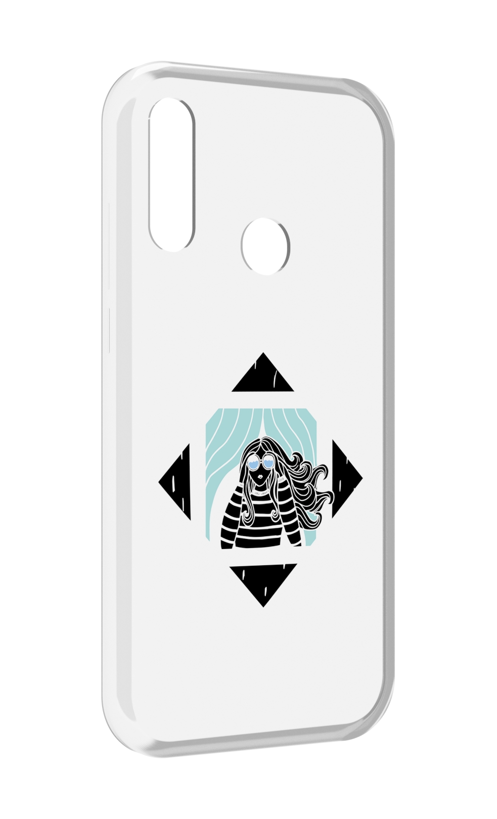 

Чехол MyPads девушка-в-квадратике для Lenovo Z6 Pro Youth Edition / Z6 Pro Lite, Прозрачный, Tocco