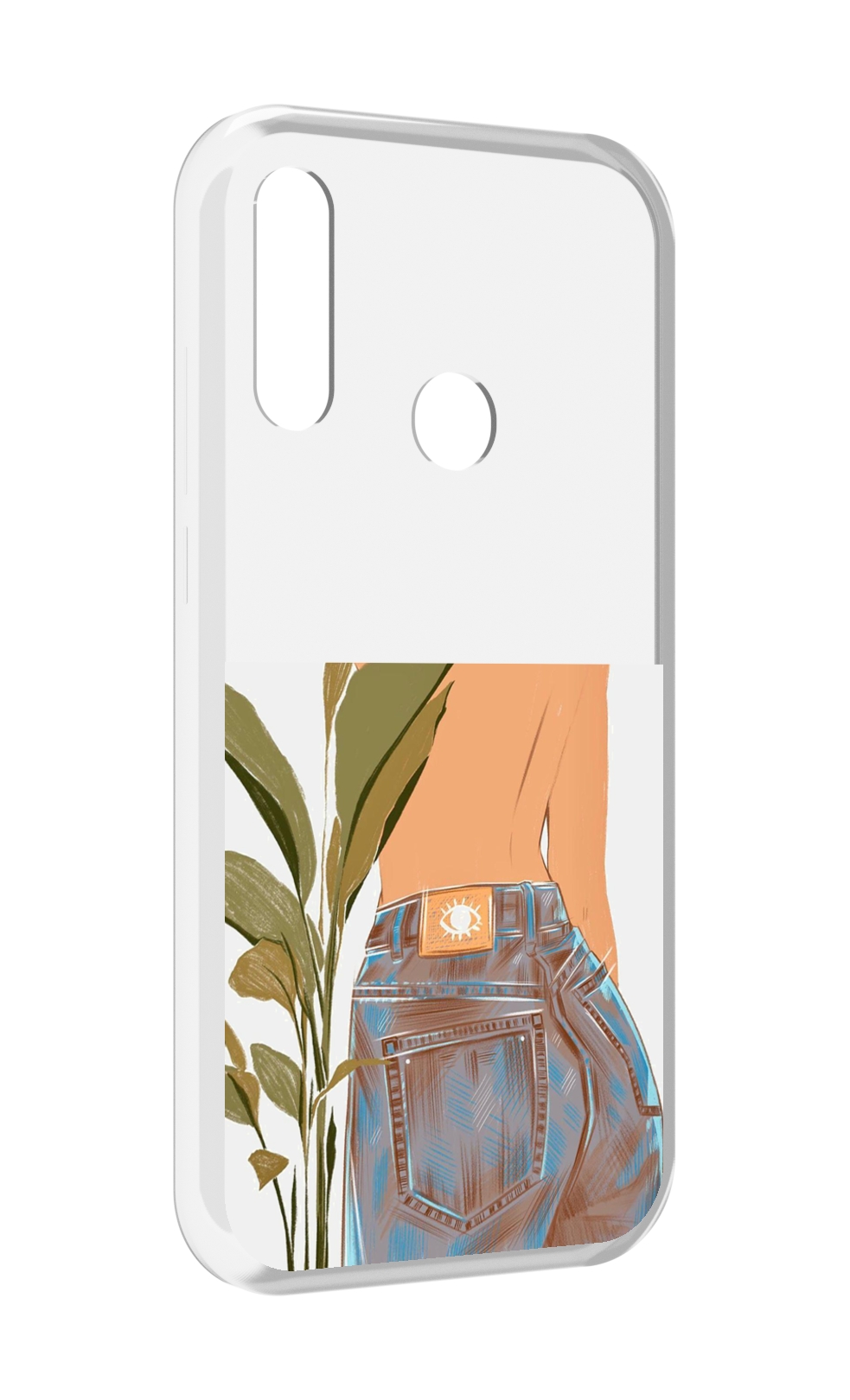 

Чехол MyPads девушка-в-джинсах для Lenovo Z6 Pro Youth Edition / Z6 Pro Lite, Прозрачный, Tocco