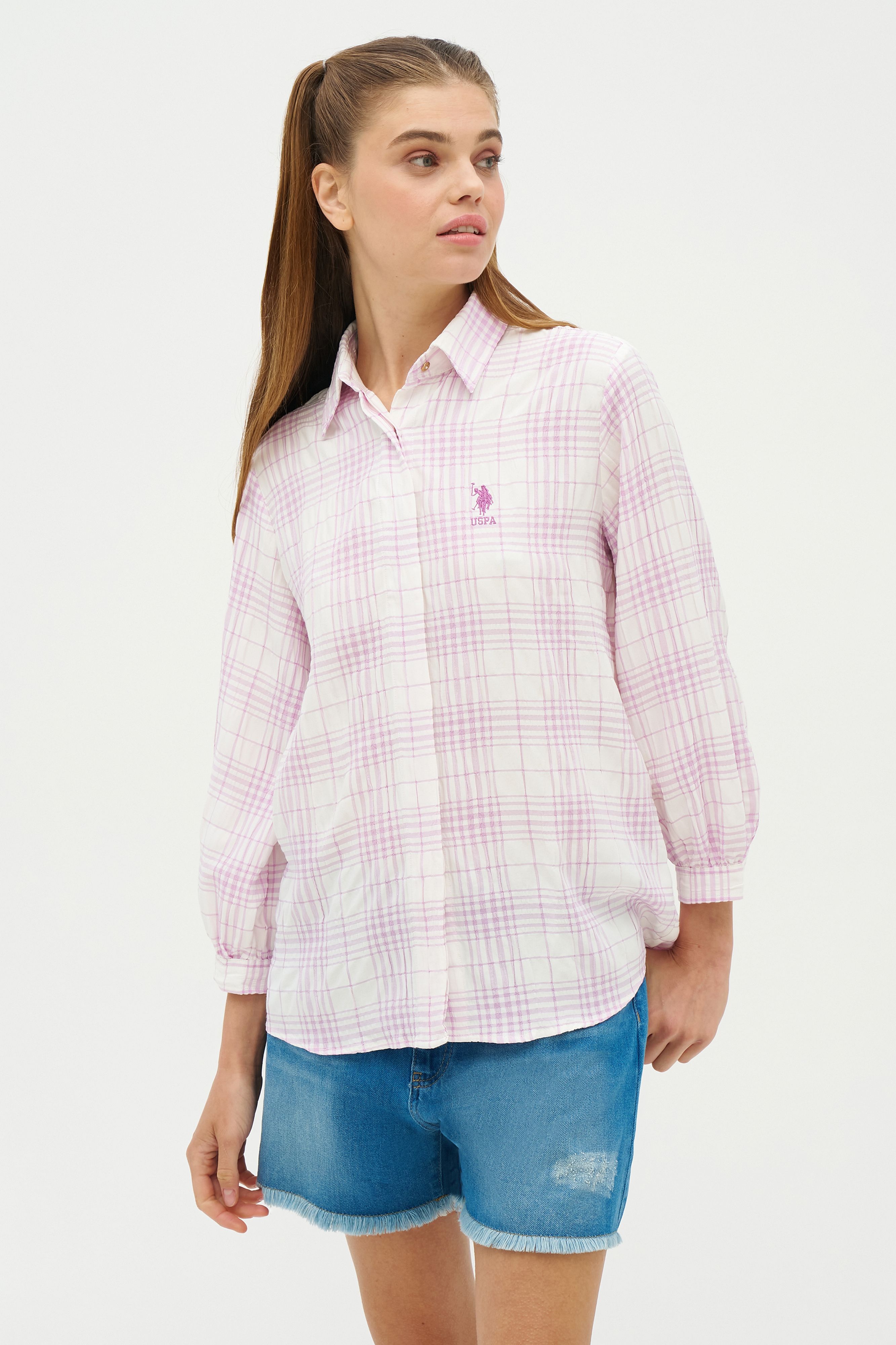 

Рубашка женская U.S. POLO Assn. G082SZ0040RC_ALBA_R белая 38, Белый, G082SZ0040RC_ALBA_R