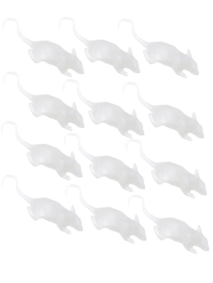 Набор игрушек COSY Крыса светящаяся в темноте 12 штук