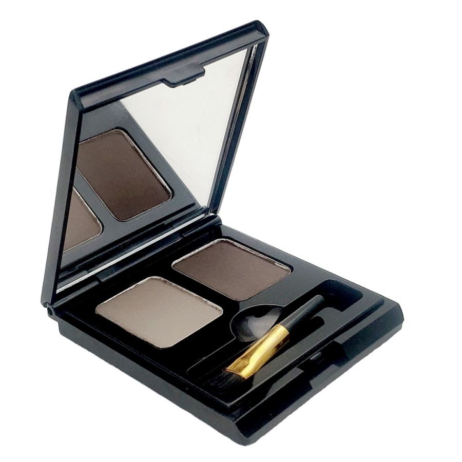 

Тени для бровей L’ocean Eye Brow Cake 02 Light Brown + Brown, Коричневый, kr-21401