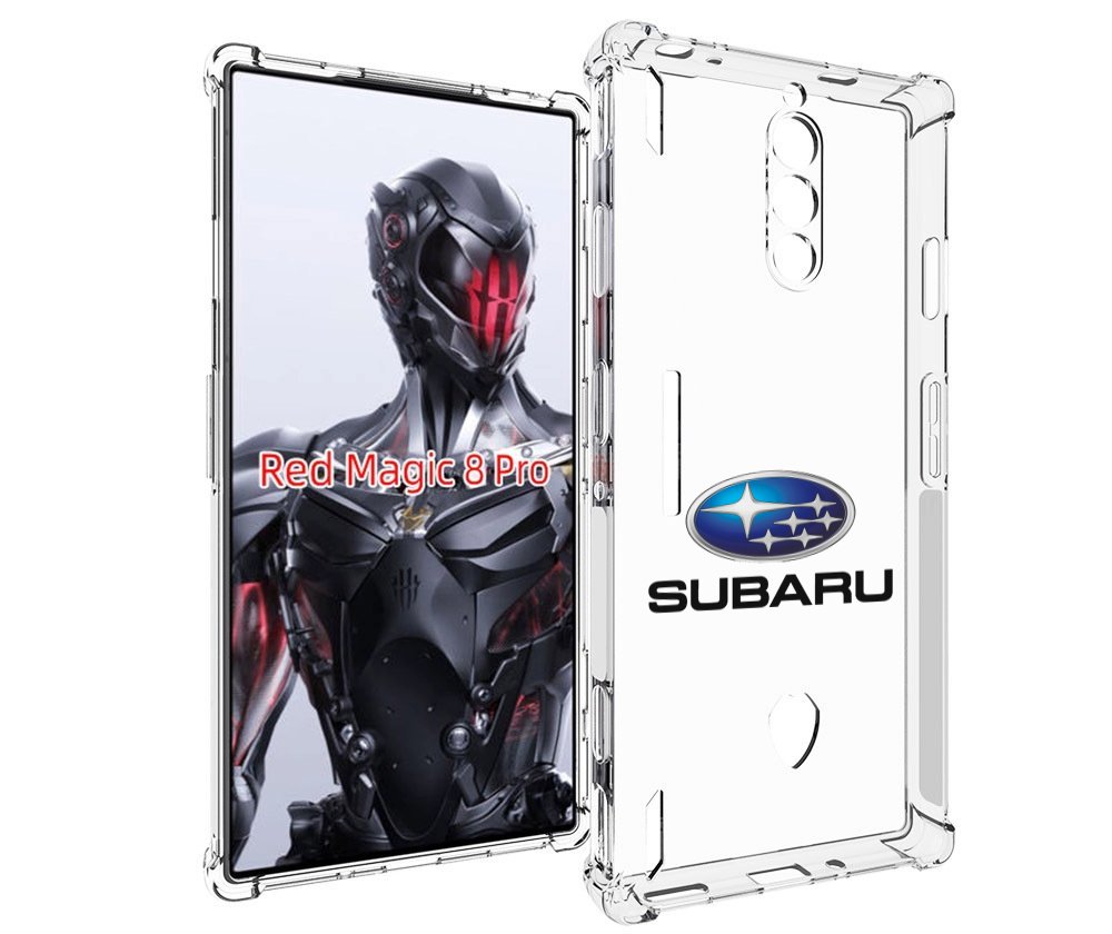 Чехол MyPads subaru-4 мужской для ZTE Nubia Red Magic 8 Pro / Red Magic 8 Pro Plus