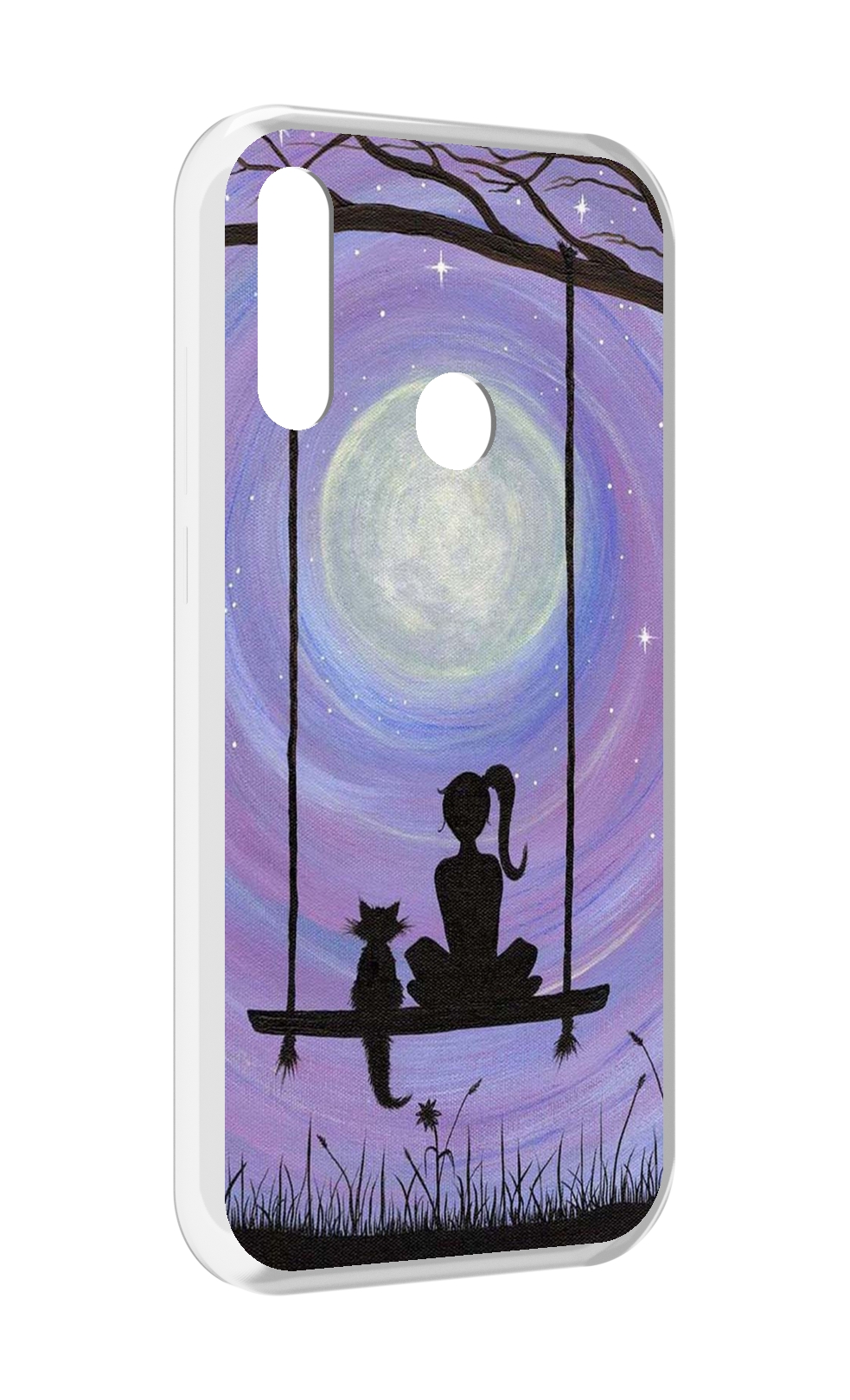 

Чехол MyPads девушка с котом на качеле женский для Lenovo Z6 Pro Youth Edition / Z6 Pro..., Прозрачный, Tocco