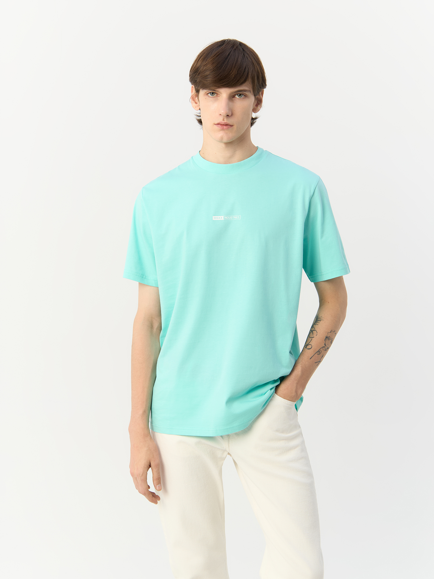 

Футболка мужская MEXX 144811 бирюзовая 2XL, Бирюзовый, 144811