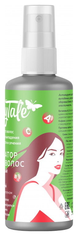Активатор роста Динаком FairyTale Витаминный коктейль укрепляющий с кофеином селеном 100мл