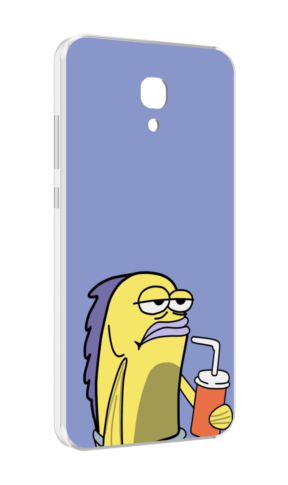 

Чехол MyPads грусная-рыба-из-спанч-боба для Meizu M6 (M711Q), Прозрачный, Tocco