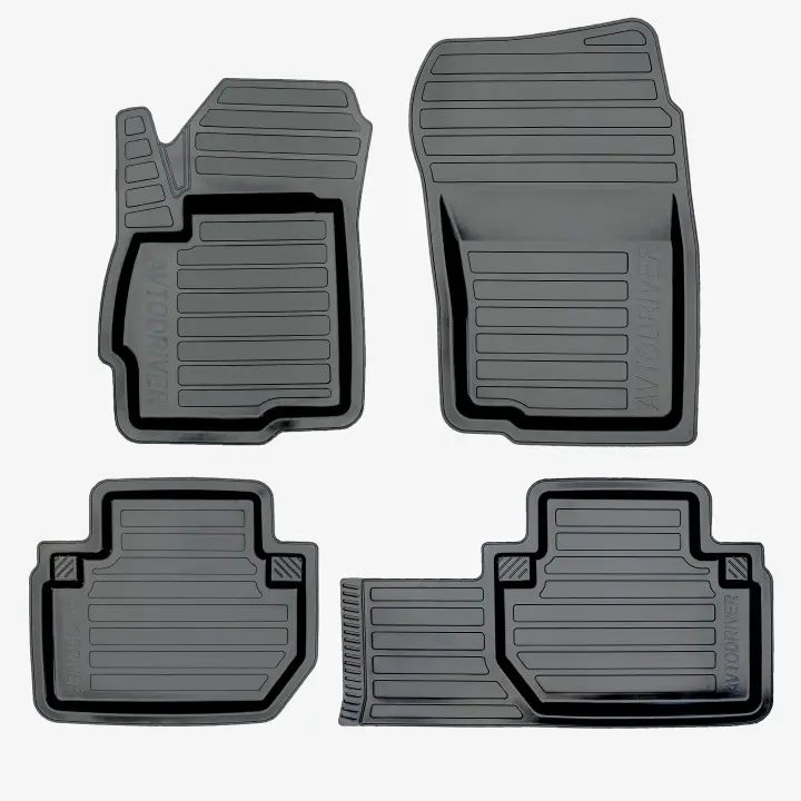 

Коврики в салон автомобиля ADR Борт (резиновые) Mitsubishi Outlander (2006-2012, 2012-), Борт