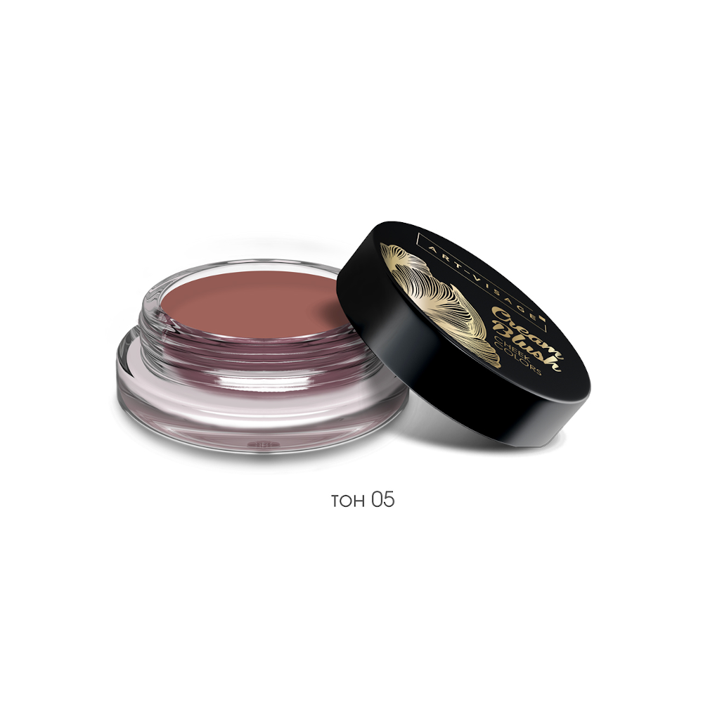 Румяна кремовые Art-Visage Cream blush 05 карамельная роза