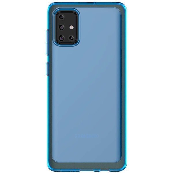 фото Чехол samsung araree a cover для galaxy a71 синий (gp-fpa715kdalr)