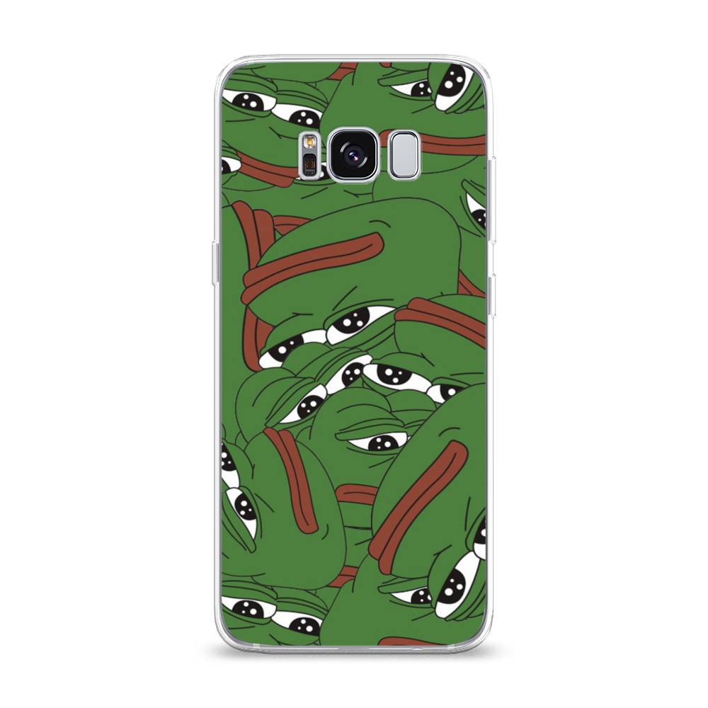 

Чехол Awog на Samsung Galaxy S8 "Печальный frog", Зеленый;белый, 24750-9