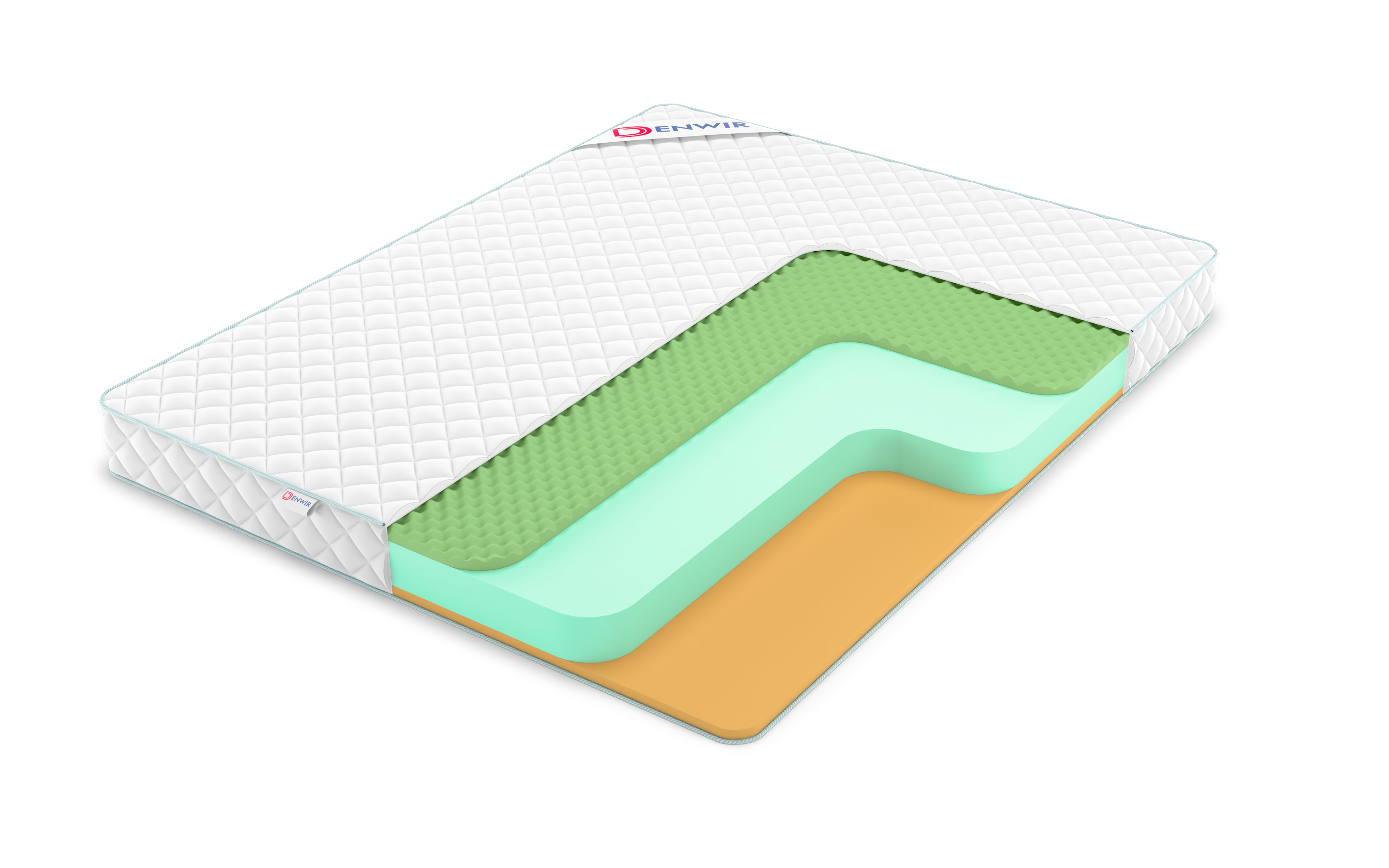 

Матрас беспружинный Denwir SIMPL MEMO RELAX FOAM 15 65х130, 15 см, Белый, SIMPL MEMO RELAX FOAM 15
