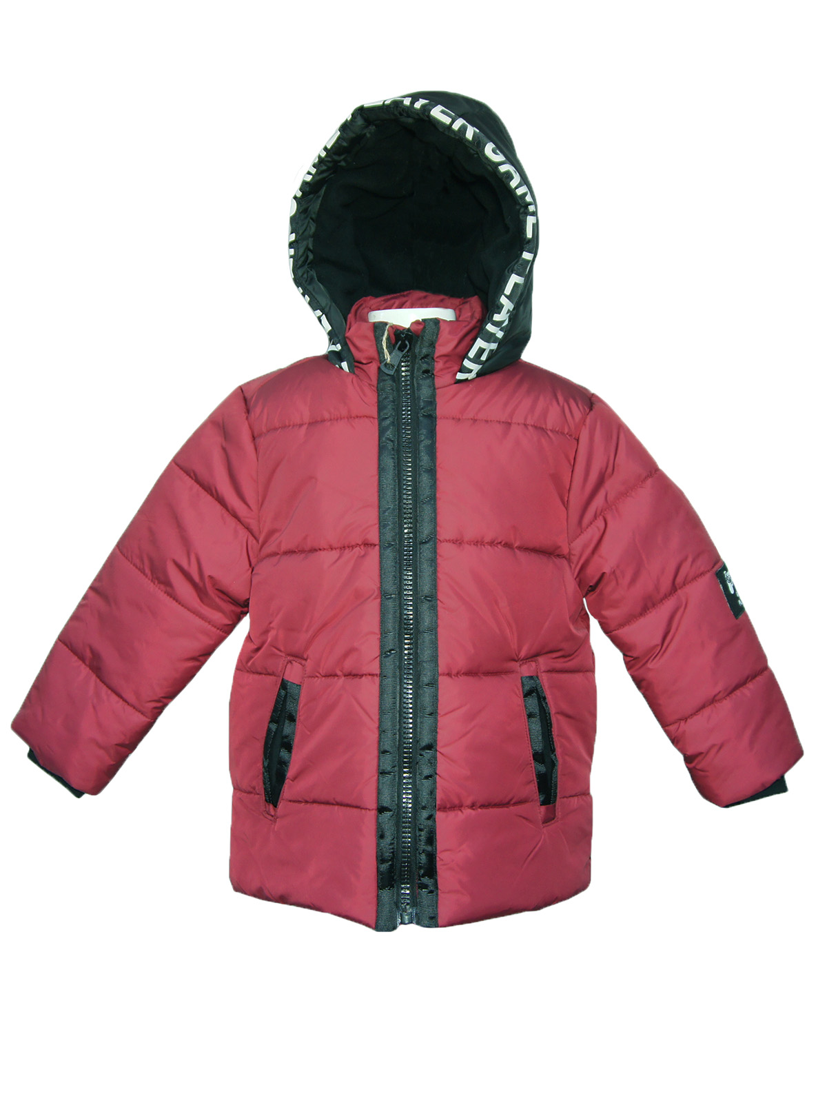 Куртка детская MDM MIDIMOD GOLD 20861, бордовый, 98