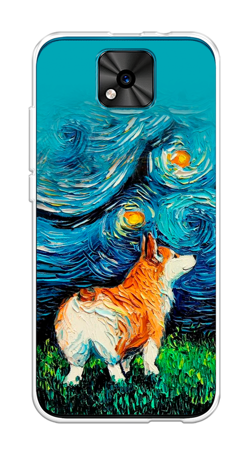 

Чехол на BQ 5533G "Корги звёздная ночь", Коричневый;белый;зеленый, 201850-1