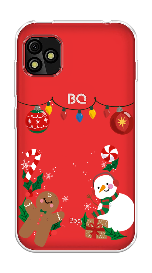 

Чехол на BQ 5060L "Новогоднее настроение", Коричневый;красный;зеленый, 201750-5