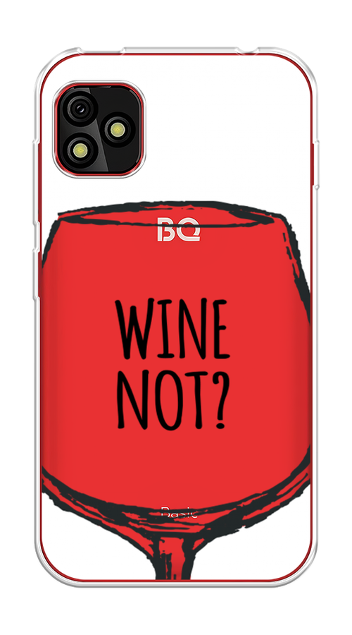 

Чехол на BQ 5060L "Wine not white", Белый, 201750-6