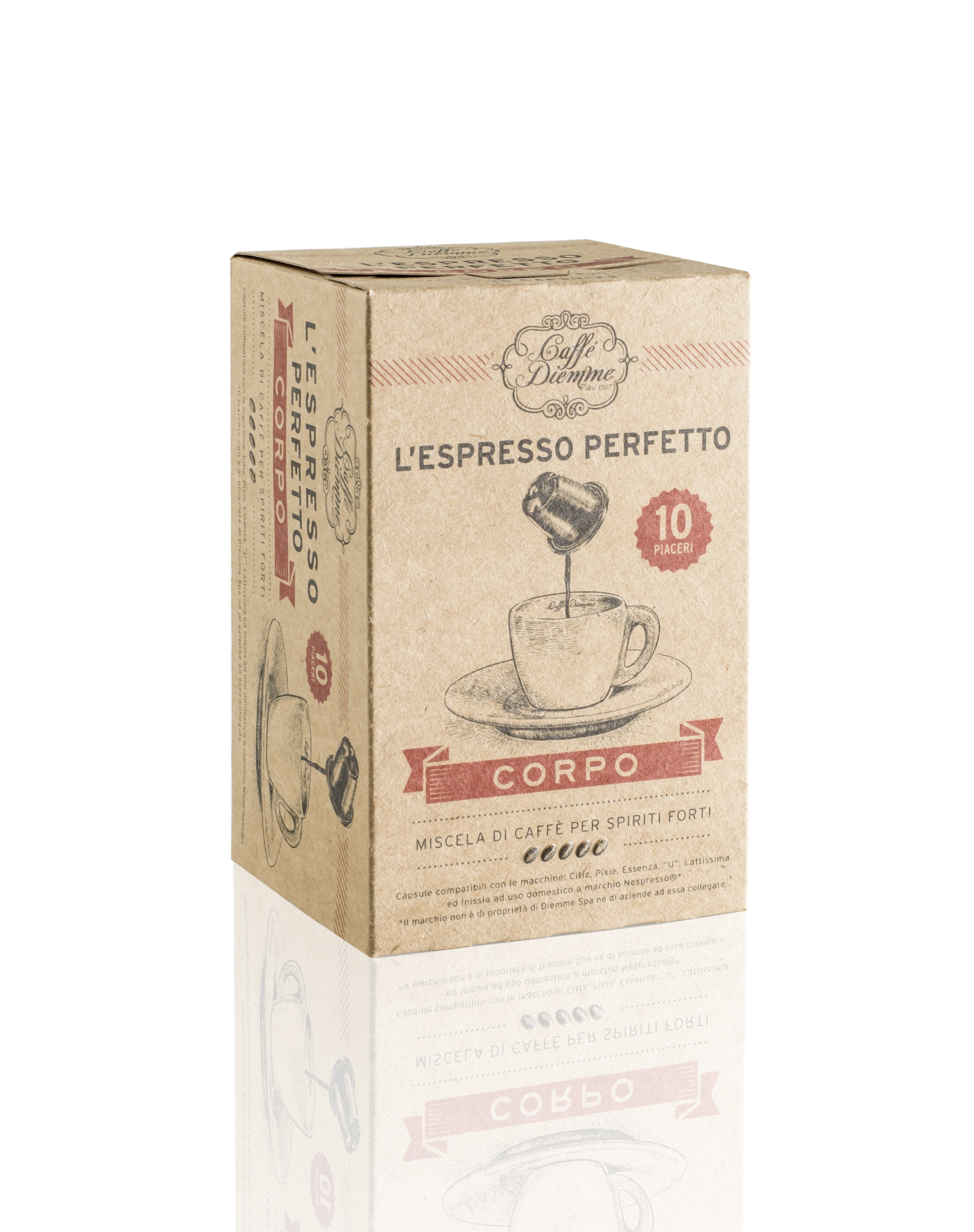 Кофе в капсулах Diemme Caffe L'espresso Corpo, 10 кап