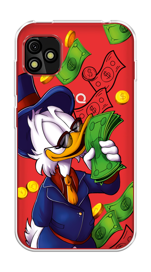 

Чехол на BQ 5060L "Scrooge McDuck with Money", Синий;зеленый;белый, 201750-6