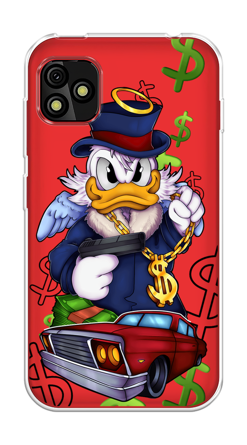 

Чехол на BQ 5060L "Scrooge McDuck with a Gold Chain", Красный;синий;белый, 201750-6