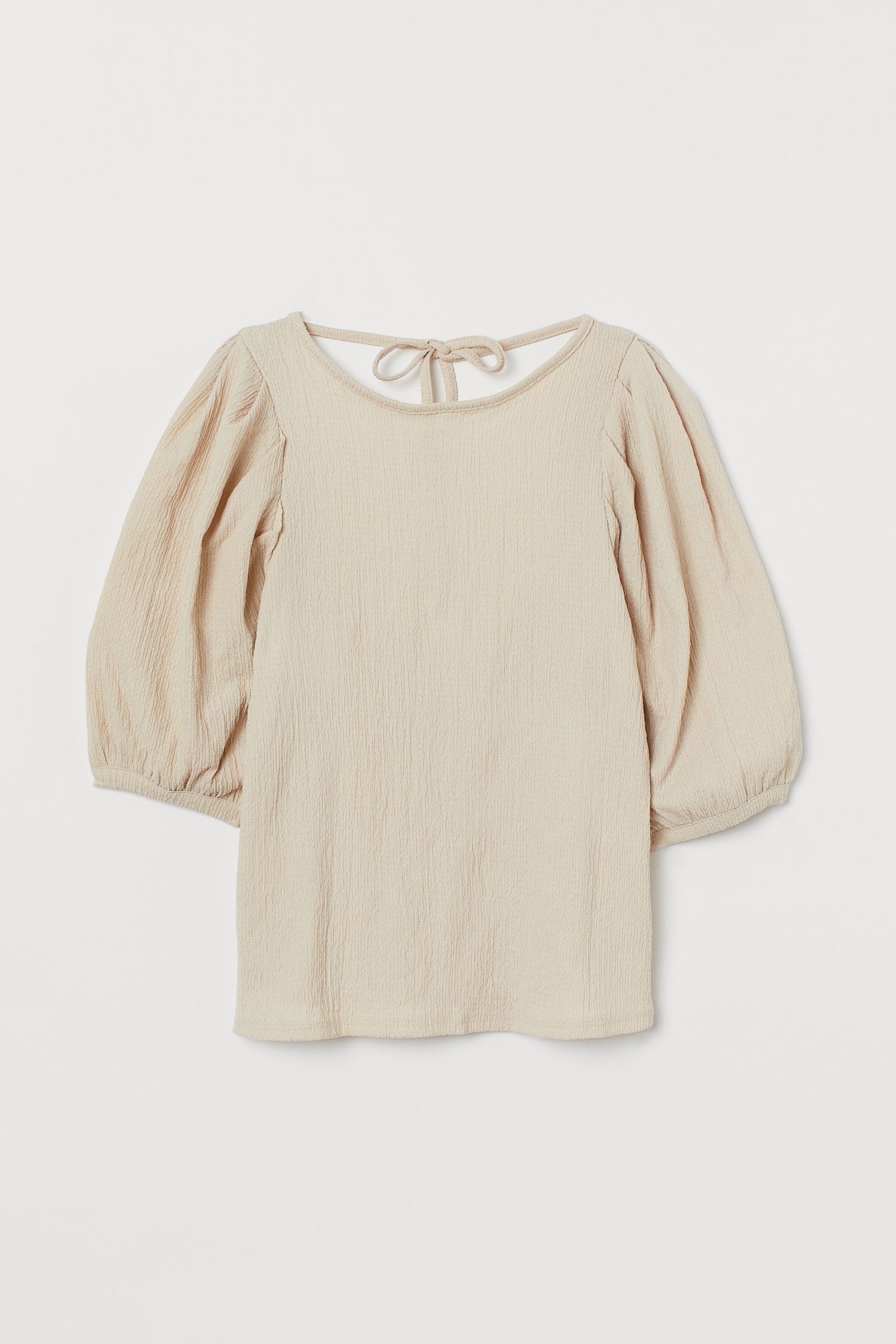 

Блуза женская H&M 923466001 бежевая S, Бежевый, 923466001
