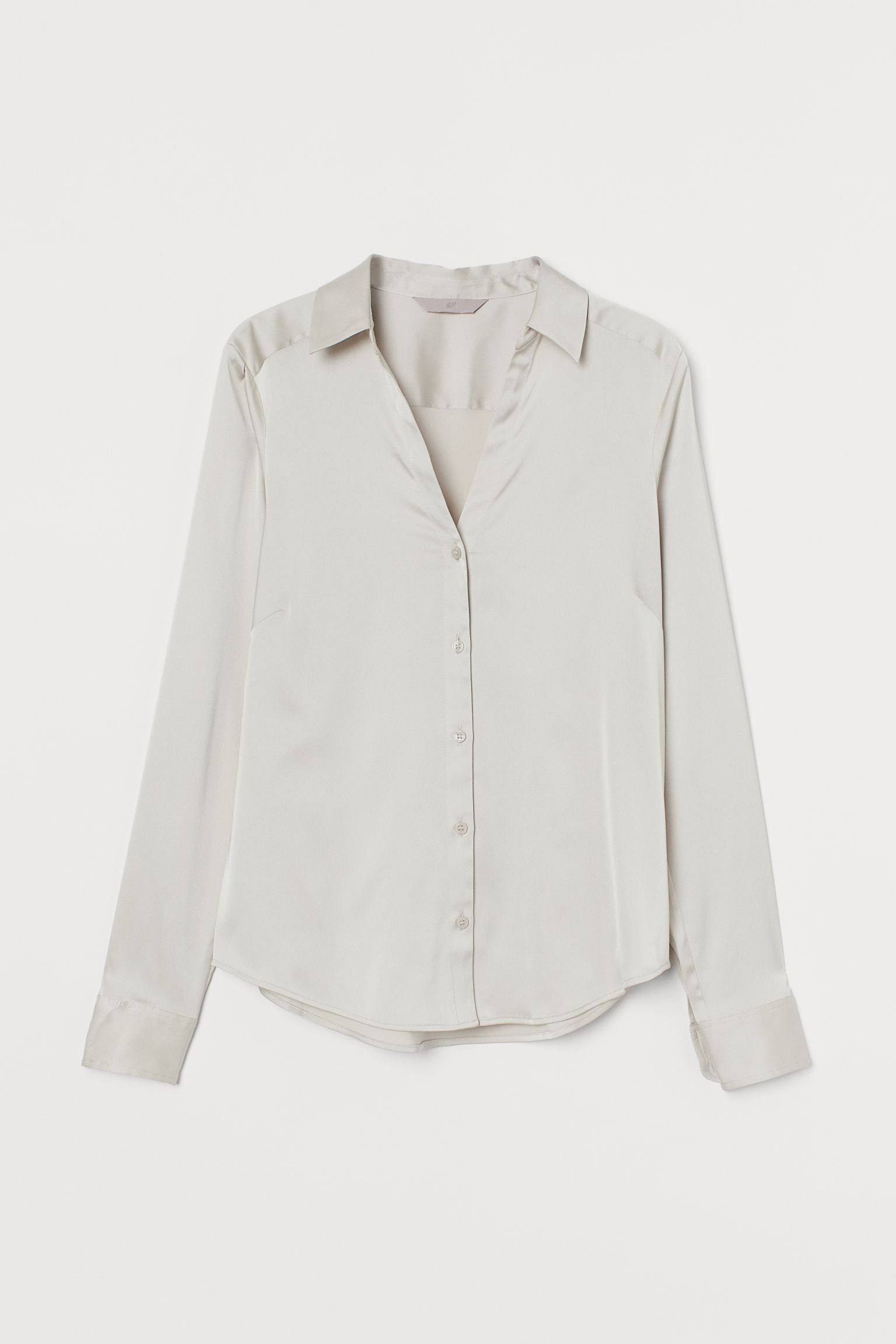 

Блуза женская H&M 762846027 бежевая 42 EU, Бежевый, 762846027