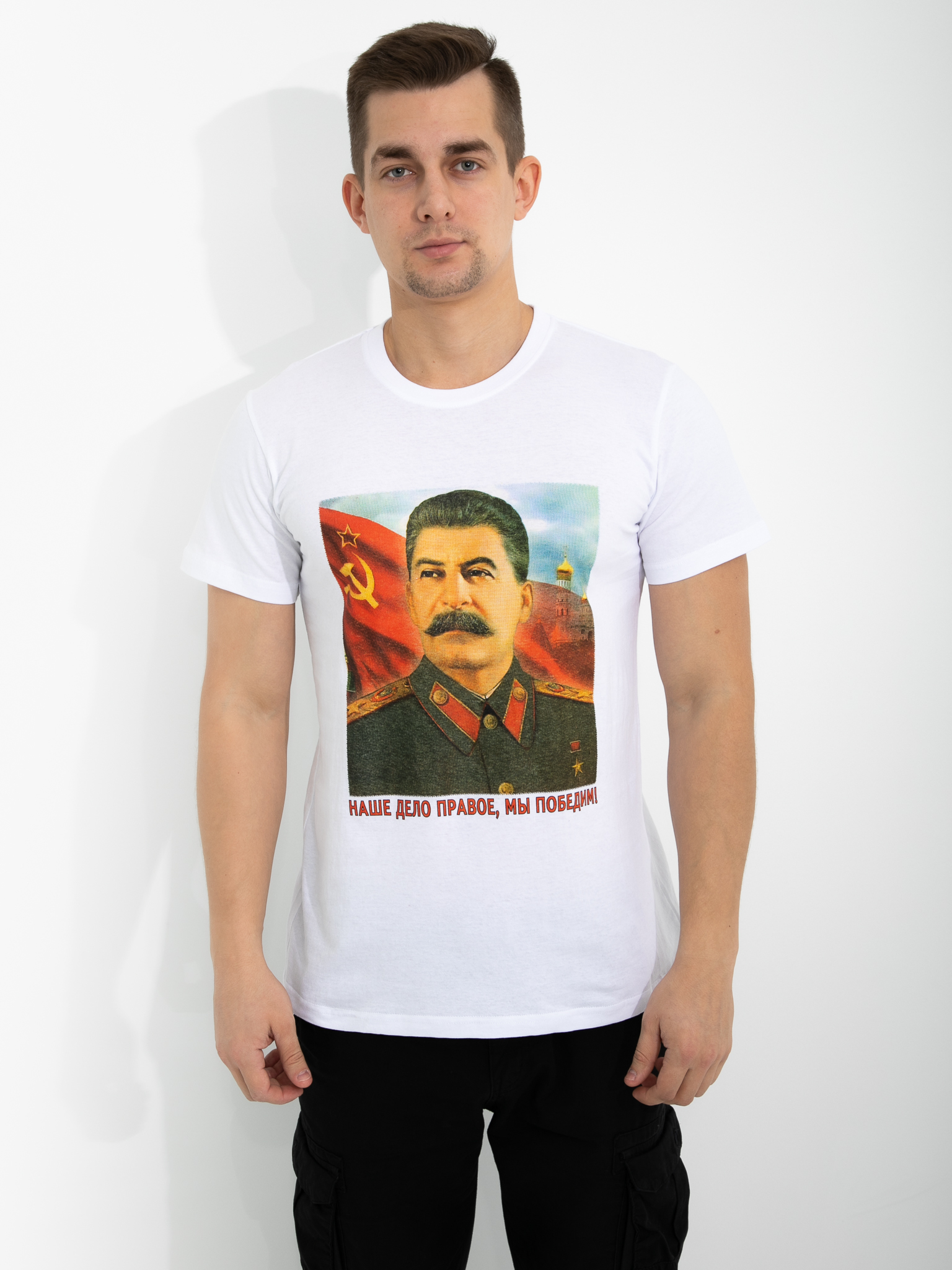 

Футболка мужская 25000 белая 50 RU, Белый, 25000