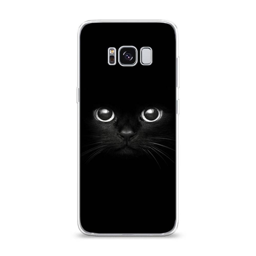 

Чехол Awog на Samsung Galaxy S8 "Взгляд черной кошки", Черный, 24750-1
