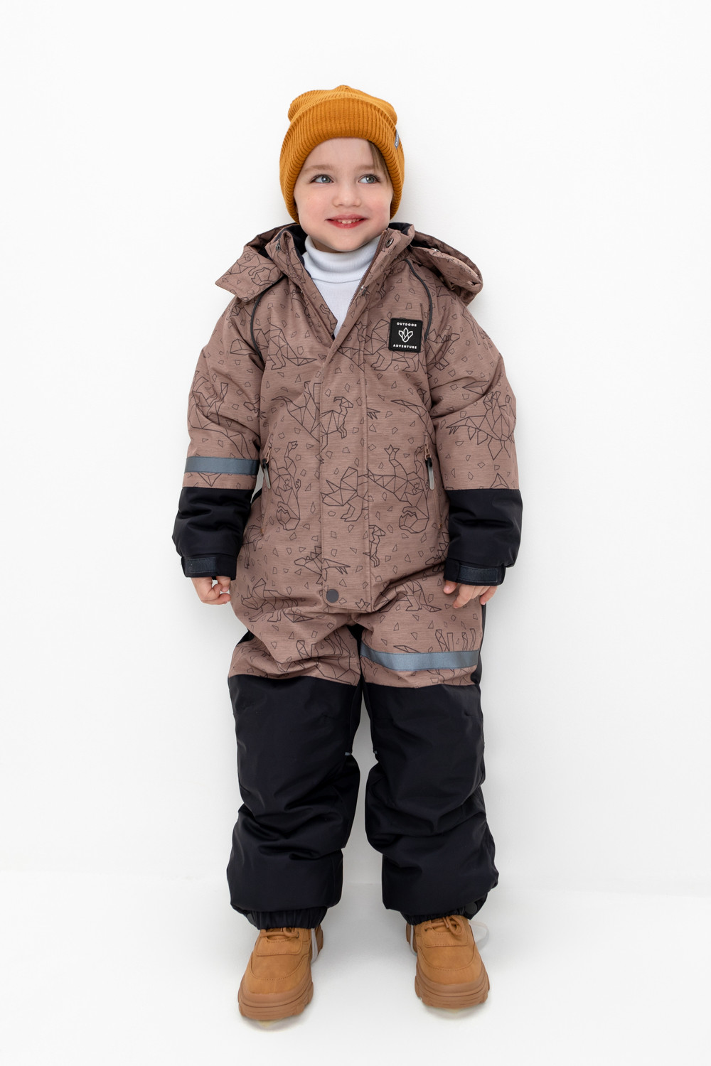 

Комбинезон детский CROCKID 1B OVL 003.2_d, коричневый, 110, 1B OVL 003.2_d