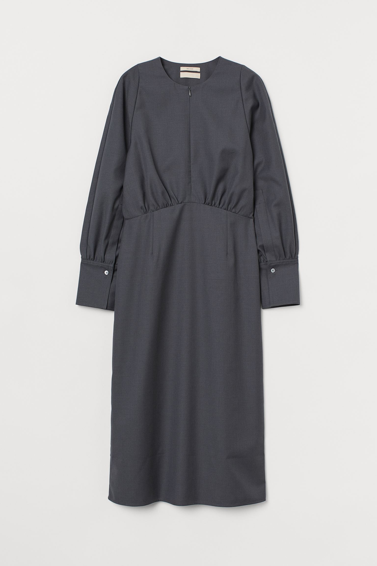 

Платье женское H&M 917644001 серое 46 EU, Серый, 917644001