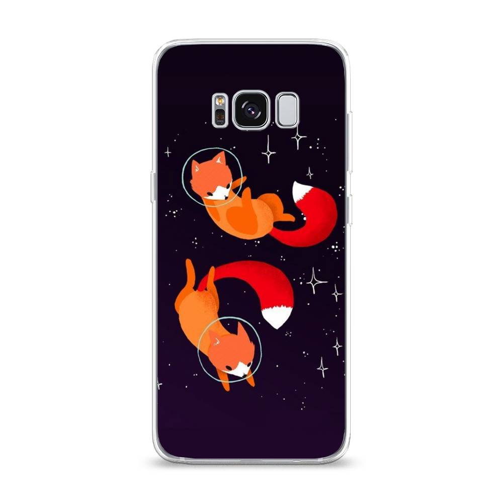 

Чехол Awog на Samsung Galaxy S8 "Лисы космонавты", Оранжевый, 24750-4