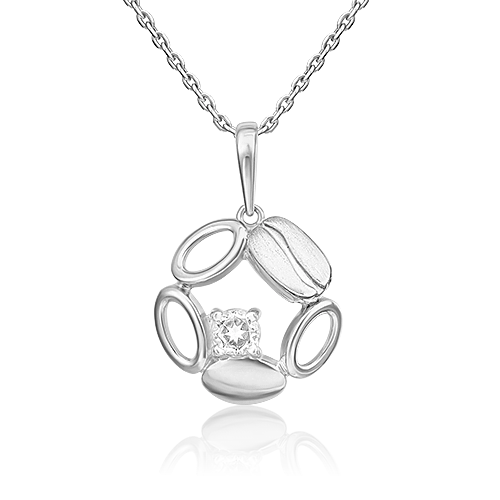 

Кулон из белого золота PLATINA jewelry 03-3321-01-201-1120, топаз, 03-3321-01-201-1120
