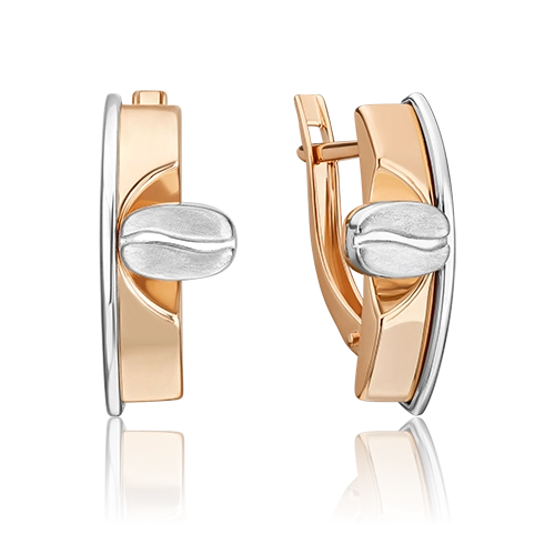 

Серьги из комбинированного золота PLATINA jewelry 02-4904-00-000-1111, 02-4904-00-000-1111