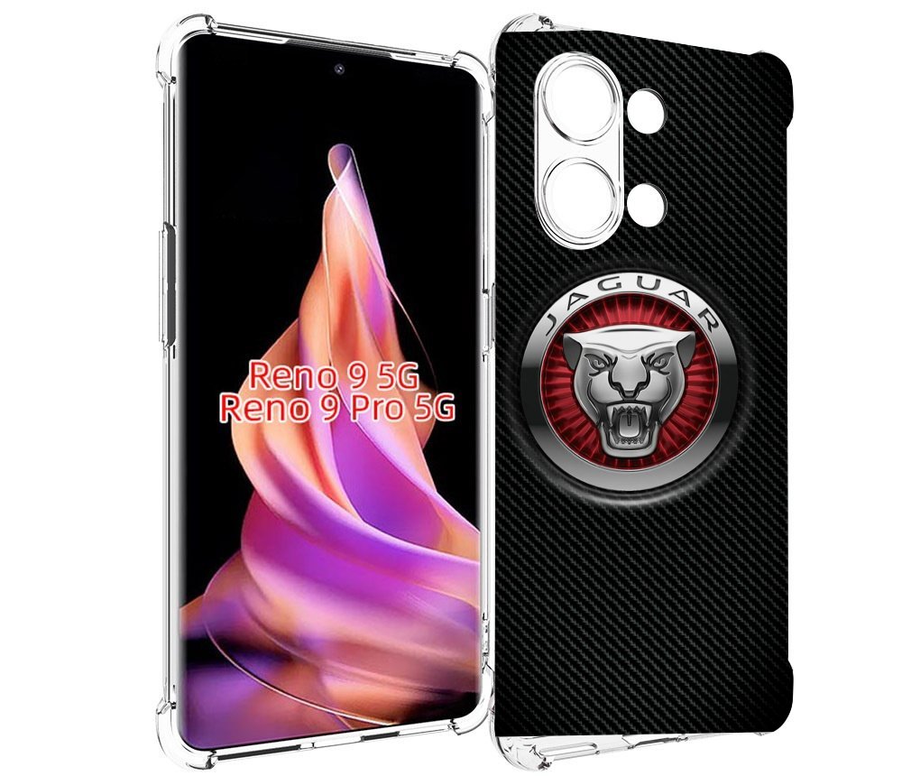 

Чехол MyPads Лого-ягуар для Oppo Reno 9/Reno 9 Pro, Прозрачный, Tocco