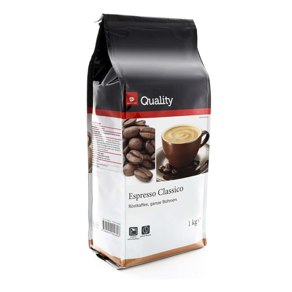 

Кофе Transgourmet Quality Эспрессо в зернах 1 кг