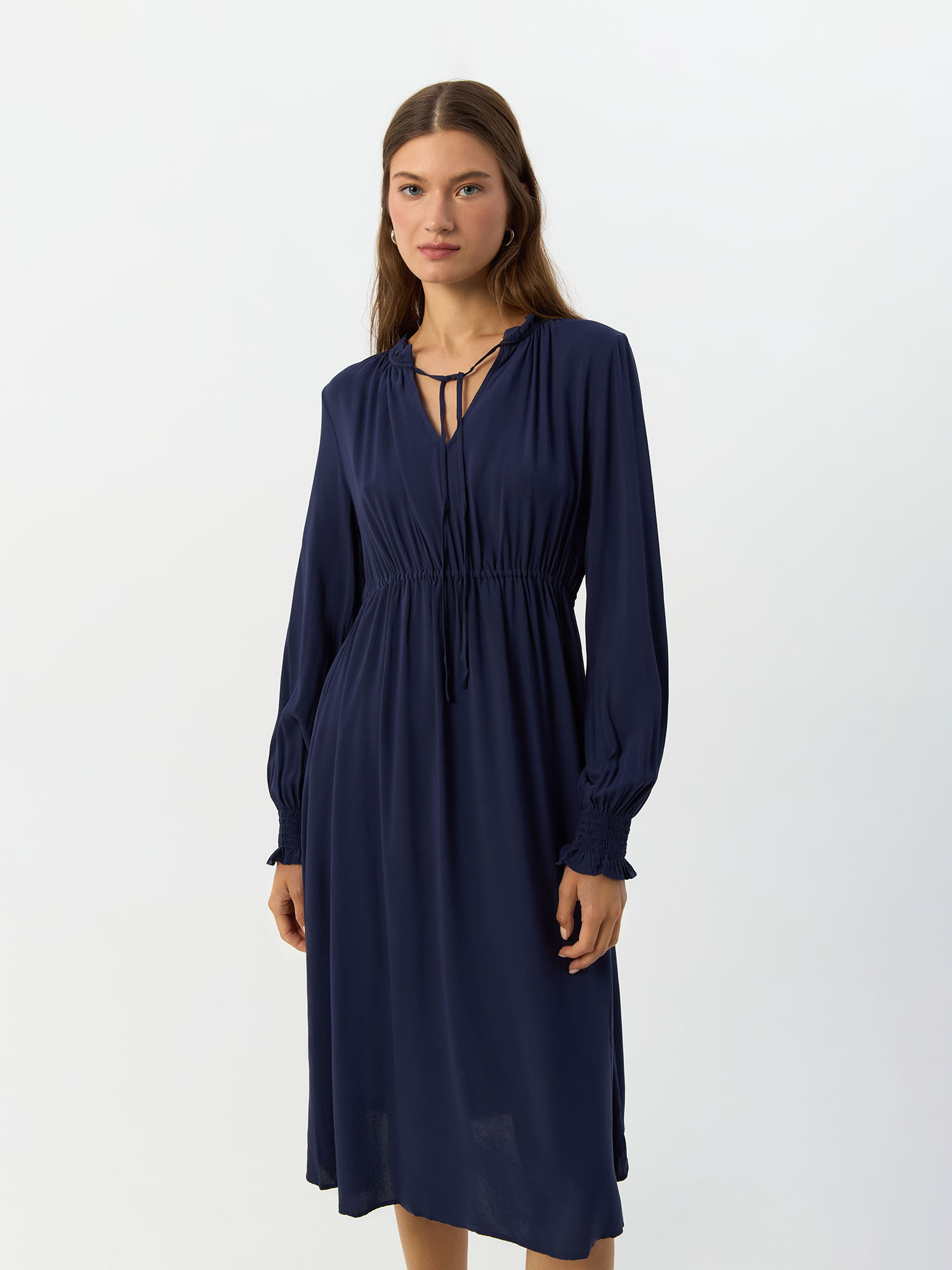 

Платье женское H&M 896928003, синее, XL, Синий, 896928003