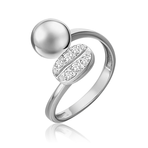 

Кольцо из белого золота р.  PLATINA jewelry 01-5563-00-201-1120, топаз, 01-5563-00-201-1120