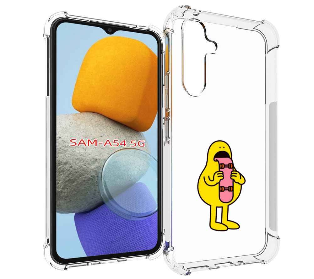 

Чехол MyPads язычок скейтер для Samsung Galaxy A54, Tocco